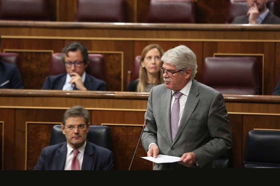 Alfonso Dastis en el Congreso
