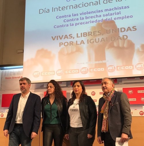 CCOO y UGT convocan paros laborales para el 8 de marzo, Día Internacional de la 