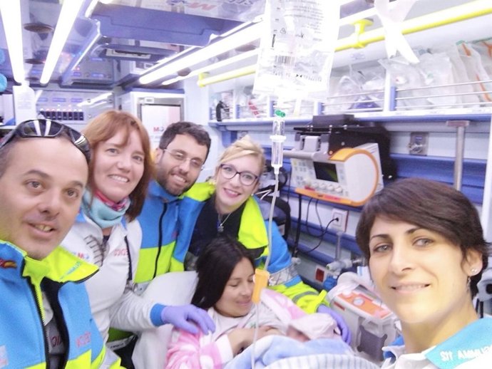 Atención a parturienta en domicilio por el Summa