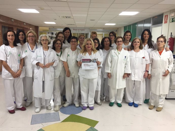 Enfermeras premiadas del Hospital Virgen Macarena