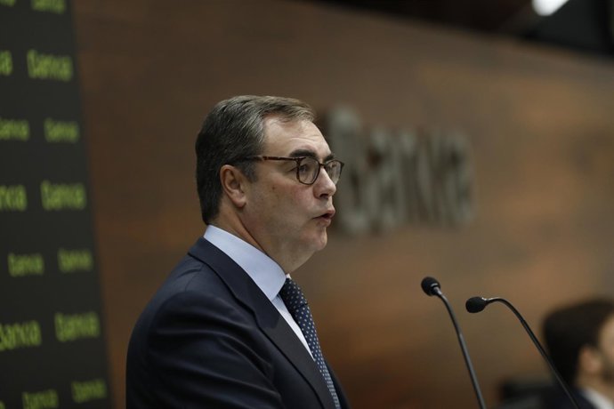 El consejero delegado de Bankia, José Sevilla, presenta los resultados