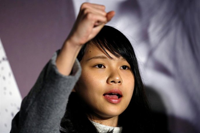 La activista prodemocracia de Hong Kong Agnes Chow