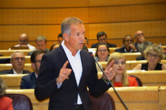 El portavoz del PSOE en el Senado Ander Gil