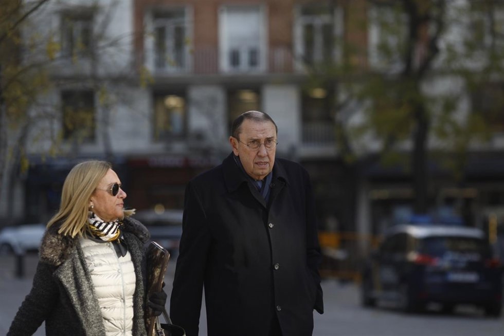 Mauricio Casals, presidente del diario La Razón, llega a la Audiencia Nacional