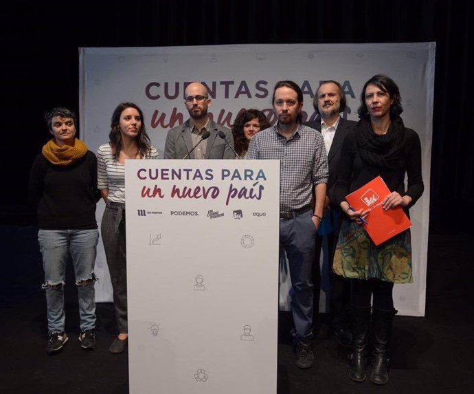 Nacho Álvarez presenta los Presupuestos alternativos de Podemos