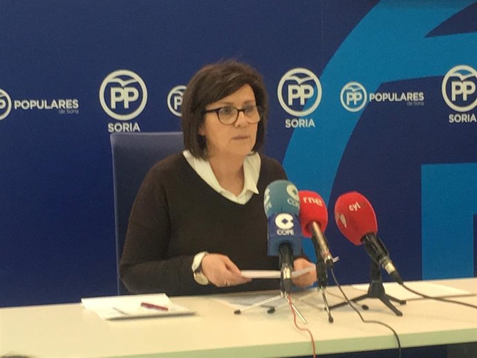 La presidenta del PP de Soria, Mar Angulo