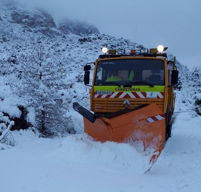 Medios conservación carreteras nieve