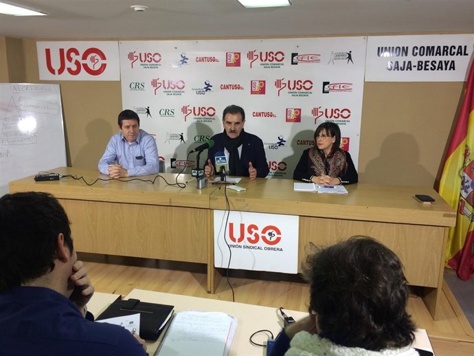 USO ofrece rueda de prensa sobre Solvay 