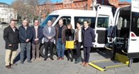 Diputación entrega furgonetas a Íscar y Mojados para el transporte de usuarios de la Red Integrada para discapacitados