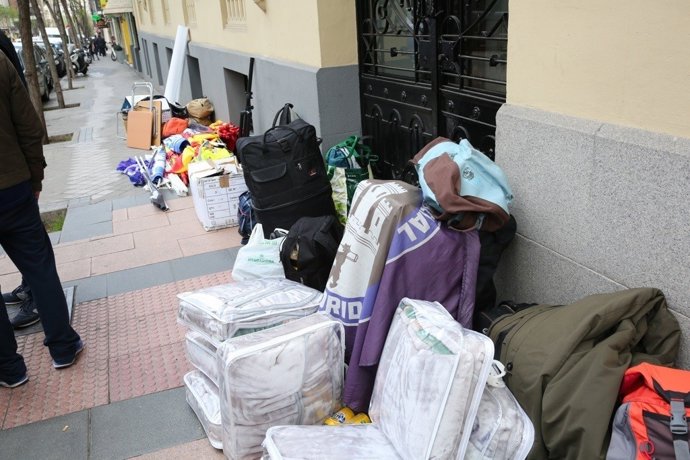La Policía Nacional vuelve a desalojar a los okupas de Hogar Social Madrid