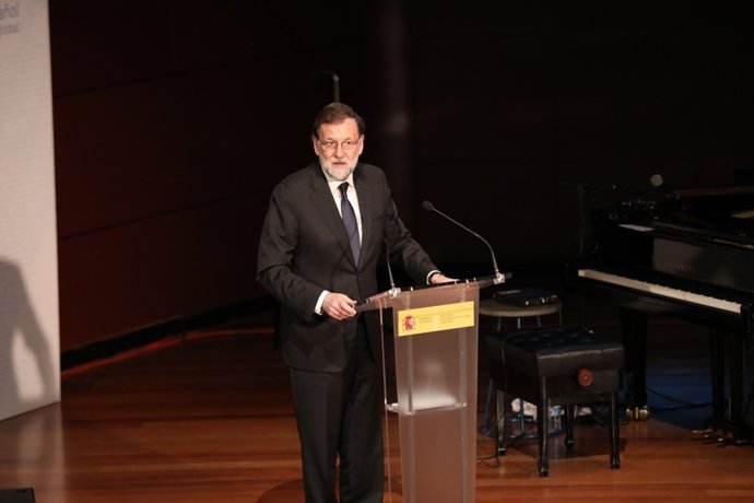Intervenció de Rajoy després de presentar el projecte L'espanyol, llengua global