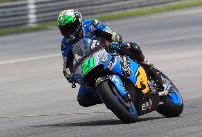 Franco Morbidelli rueda en Sepang