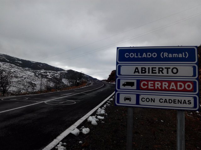 La Diputación mantiene abiertas las carreteras provinciales ante el temporal.