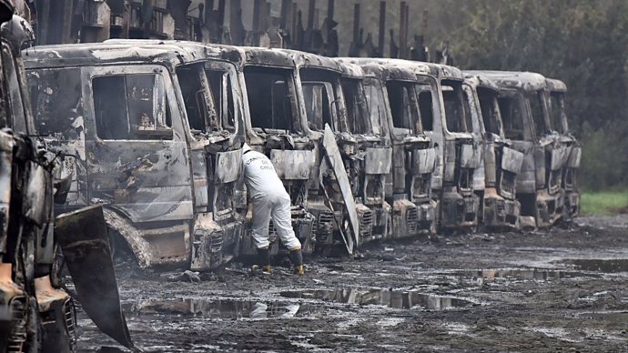 Camiones quemados en Chile, 'Operación Huracán'