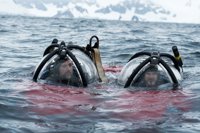 Javier Bardem desciende al fondo del océano Antártico en un submarino científico de Greenpeace para pedir su protección