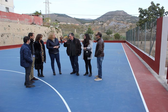 Visita a la pista deportiva de San Antonio