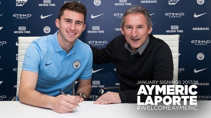 El Manchester City confirma el fichaje de Aymeric Laporte hasta 2023