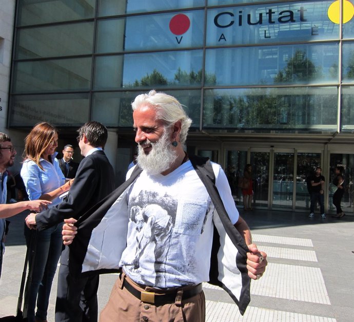 Marcos Benavent en la Ciudad de la Justicia