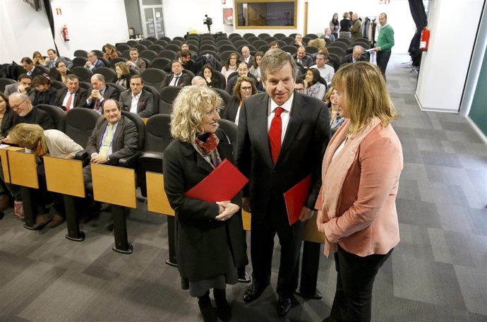 Presentación del convenio de Sodercan con Banco Santander
