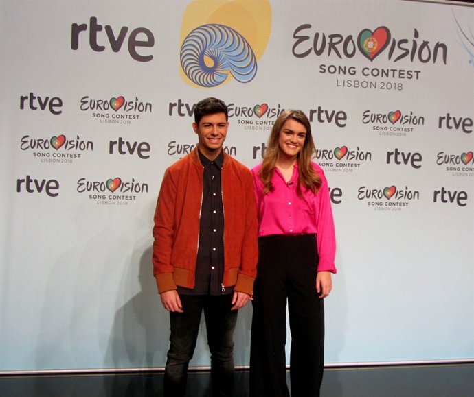 Els representants epanyols en el Festival d'Eurovisió 2018, Amaia i Alfred 