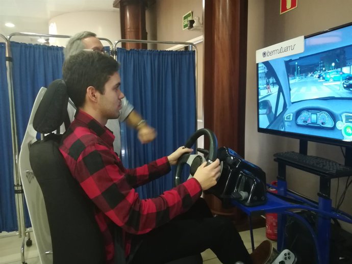 Simulación de conducción de Ibermutuamur