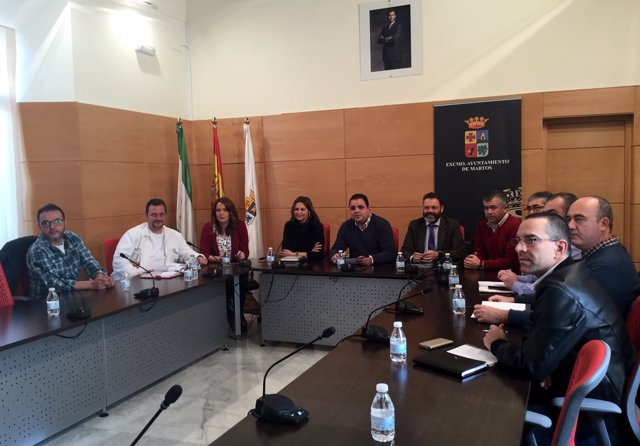 Reunión con representantes sindicales de Valeo.