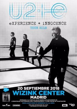 Cartel concierto Madrid U2