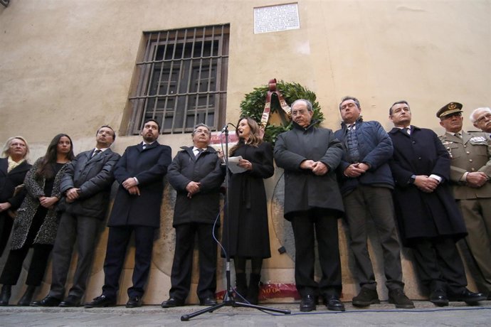 Acto en la calle Don Remondo.