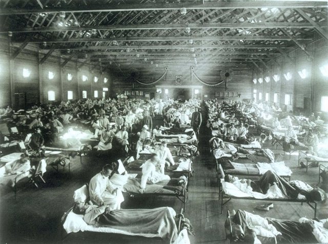 Pandemia, foto histórica
