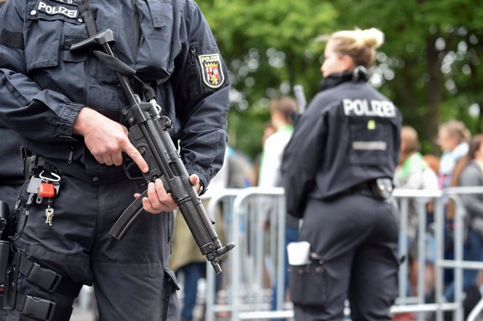 Policía en Berlín