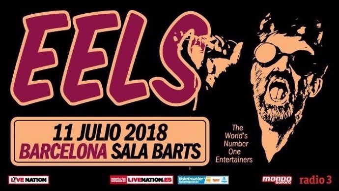 Imagen promocional de la actuación de Eels en Barcelona