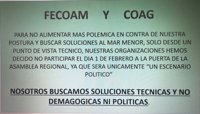 Fecoam y COAG se desmarcan manifestación del jueves a las puertas de Asamblea por considerarlo "un escenario político"