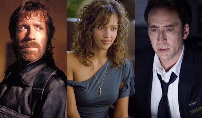 Chuck Norris, Jessica Alba y Nicolas Cage