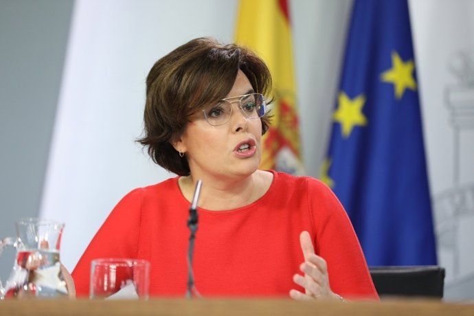 Roda de premsa de Santamaría després del Consell de Ministres