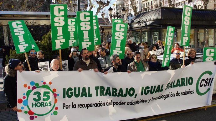 Manifestación empleados públicos                  