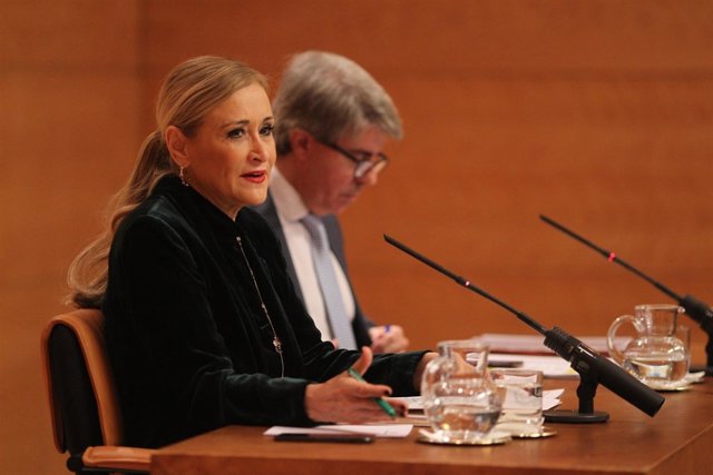 Cristina Cifuentes en rueda de prensa tras el Consejo de Gobierno