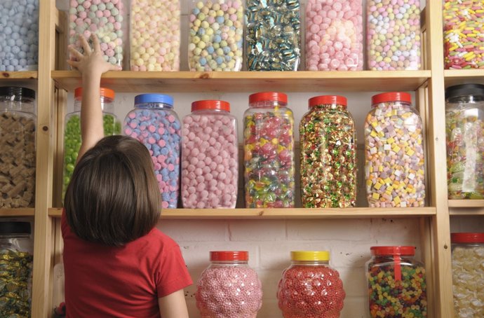 Chuches, Chucherías, gominolas, dulces y niños