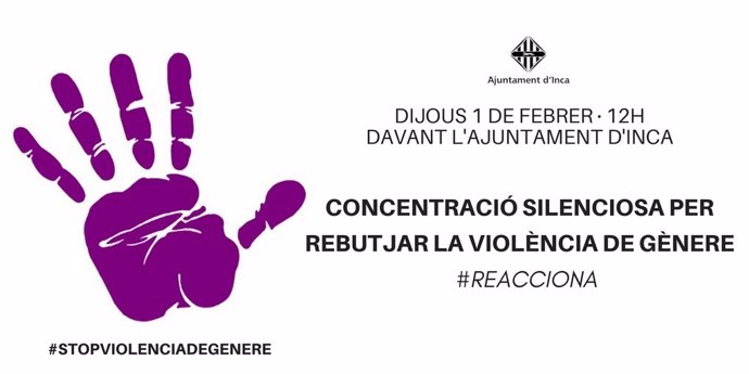 Concentración en Inca contra la violencia de género