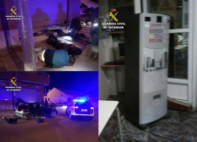 Imagen de la operación de la Guardia Civil