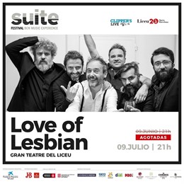 Cartel de la nueva fecha de Love of Lesbian en el Liceu