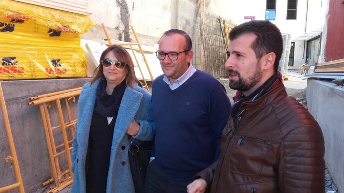 Teresa López, Adolfo López y Luis Tudanca