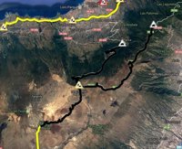 Continúan cerrados los accesos al Teide por La Orotava y La Esperanza