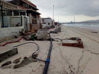 Ecologistas critican el estado de las playas del Campo de Gibraltar tras el temporal "por la erosión antrópica"