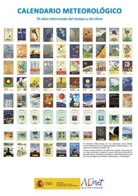 La AEMET presenta su 76 calendario meteorológico anual, que refleja el tiempo y el clima en España durante el pasado año