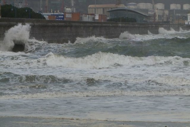 Oleaje en el País Vasco