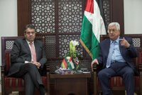 Abbas aboga por la mediación de Francia y Alemania para resolver la crisis en Oriente Próximo