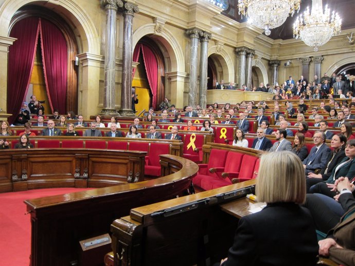 Primer pleno del nuevo Parlament (Archivo)
