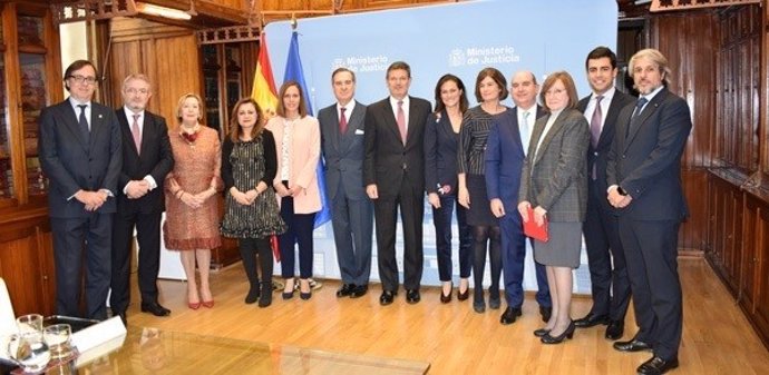 Visita del ministro Catalá al Colegio de Abogados de Madrid