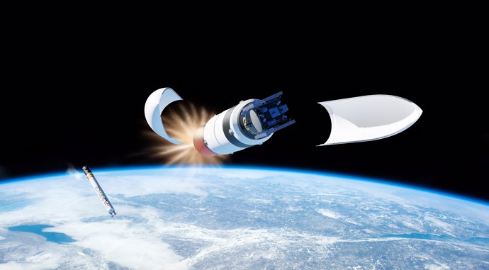 El cohete de la compañía aeroespacial ilicitana ARION 2