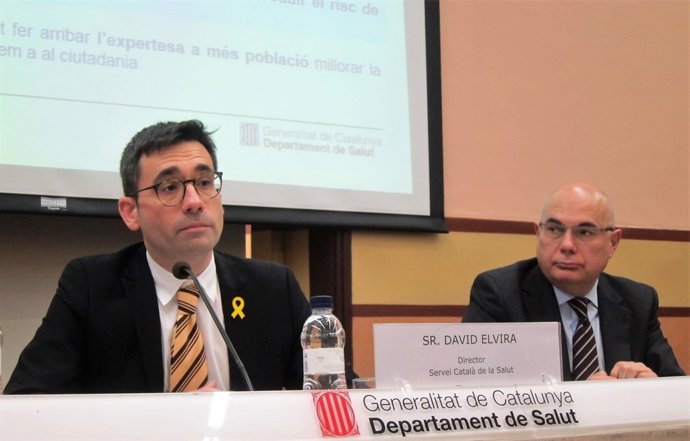 David Elvira (CatSalut) i Josep Tabernero (VHIO)